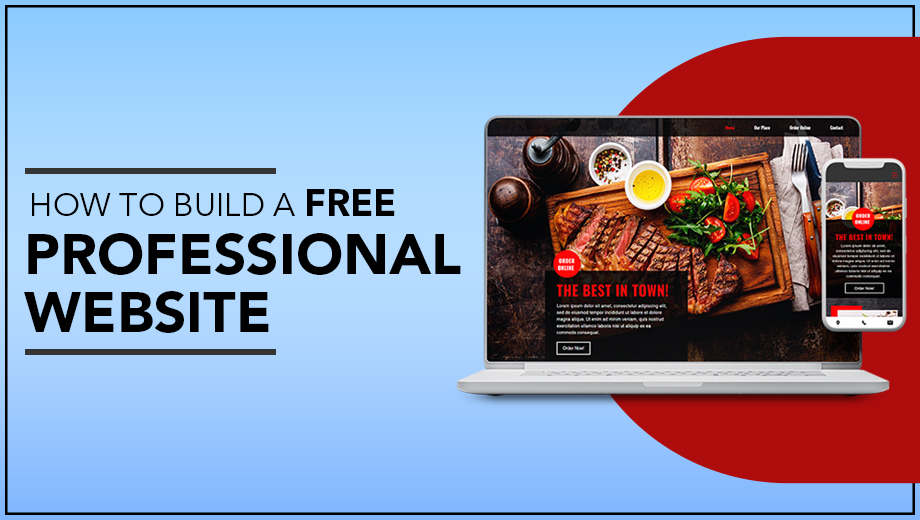 How to Build a Free Professional Website